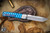 Medford Gentleman Jack (GJ-2) Slip Joint Knife Blue Gator Belly Sculpted Titanium 3.1" Tanto