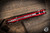 Microtech LUDT Gen III Automatic Folding Knife Red Aluminum/Grip Inlay 3.4" M390 Drop Point Stonewash 1135-10RD