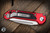 Microtech LUDT Gen III Automatic Folding Knife Red Aluminum, Grip Inlay 3.4" M390 Drop Point Stonewash 1135-10RD