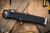 Preowned-Microtech Halo 6 VI Black OTF Tanto M390 Stonewash 250-10