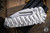 Medford Praetorian Ti Folding Knife Silver Predator Sculpted Titanium 3.75" Tanto