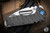 Medford Praetorian Ti Folding Knife Blasted Gray Predator Sculpted Titanium 3.75" Drop Point