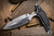 Marfione Custom/Bastinelli Hypnotic Carbon Fiber Push Dagger 4.5" M390 Stonewash 