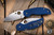 Spyderco Sage 5 Compression Lock Cobalt Blue G10 3" Satin SPY-27 
