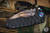 Medford Praetorian Genesis T Folding Knife DLC Black Predator Sculpted Titanium 3.3" Vulcan Tanto