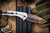 Medford Praetorian Slim Flipper Folding Knife Silver Cracked Glass Titanium 3.3" Vulcan Tanto