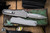 Microtech Cypher II OTF Automatic Knife Natural Clear Gray 3.5" Dagger Apocalyptic Stonewash 1242-10APNC
