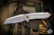 Skiff Blades Asylum Titanium Blasted Milled Framelock Bronze Accents 3" Stonewash #9