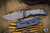 Mcnees Knives PM Mac 2 Titanium Atomic Blue/Bronze Dimpled Flashback G10 Inlay 3.5" Stonewash