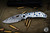 Duane Dwyer DCG Custom BBNL Titanium Satin Blue Cratered 4" Tanto Antique San MAi
