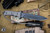 Chris Reeve Knives Green Beret Fixed Blade Knife Black Canvas Micarta 7" MagnaCut Spear Point Serrated PVD GB7-1006
