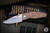 Three Rivers Manufacturing NEUTRON 2 Folding Knife Burlap Micarta 3" Mike Irie MagnaCut Stonewash