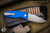 Three Rivers Manufacturing NEUTRON 2 Folding Knife Royal Blue G10 3" MagnaCut Stonewash