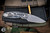 Three Rivers Manufacturing NEUTRON 2 Folding Knife Lizard Skin Texture White Storm Fat Carbon 3" MagnaCut Stonewash