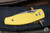 Three Rivers Manufacturing NEUTRON 2 Folding Knife Lizard Skin Sunshine Yellow G10 3" MagnaCut Stonewash