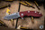 Rick Hinderer Knives XM-18 3.0" Harpoon Tanto Knife Red G10/Working Finish, Stonewash Blade