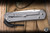 Left Handed-Chris Reeve Knives Large Sebenza 31 Folding Knife Forever Flag Glass Blasted Titanium 3.6" MagnaCut Insingo Stonewash L31-1509