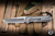 Left Hand-Chris Reeve Knives Large Sebenza 31 Folding Knife Glass Blasted Titanium, Forever Flag Graphic 3.6" MagnaCut Tanto Stonewash L31-1511