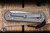 Chris Reeve Knives Large Sebenza 31 CGG Forever Flag Glass Blasted Titanium Knife 3.6" Tanto L31-1510