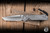 Chris Reeve Knives Large Sebenza 31 Folding Knife Glass Blasted Titanium, Forever Flag Graphic 3.6" MagnaCut Tanto Stonewash L31-1510