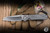 Chris Reeve Knives Large Sebenza 31 CGG Forever Flag Glass Blasted Titanium Knife 3.6" Insingo L31-1508