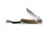 Chris Reeve Knives Large Sebenza 31 Folding Knife Polished Titanium, Macassar Ebony Inlay 3.6" MagnaCut Drop Point Polished L31-1636