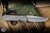 Left Hand-Chris Reeve Knives Small Sebenza 31 Forever Flag Glass Blasted 3.6" MagnaCut Tanto S31-1511