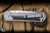 Chris Reeve Knives Large Sebenza 31 Glass Blasted Inlay Micarta Canvas Black Titanium Knife 3.6" Insingo L31-1224