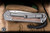 Chris Reeve Knives Large Sebenza 31 Folding Knife Glass Blasted Titanium, Natural Canvas Micarta Inlay 3.6" MagnaCut Tanto L31-1234