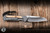 Chris Reeve Knives Small Sebenza 31 Folding Knife Glass Blasted Titanium/Box Elder Inlay 3" Insingo S31-1126