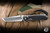 Chris Reeve Knives Small Sebenza 31 Bog Oak Inlay/Blasted Titanium Knife 3.6" MagnaCut Tanto Stonewash S31-1130
