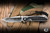 Chris Reeve Knives Small Sebenza 31 Folding Knife Polished Titanium/Bog Oak Inlay 3" MagnaCut Drop Point S31-1620