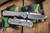 Left Hand-Chris Reeve Knives Large Inkosi Folding Knife Glass Blasted Titanium 3.6" MagnaCut Tanto Stonewash LIN-1131
