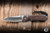Chris Reeve Knives Small Sebenza 31 Folding Knife Sandblasted Titanium, Natural Canvas Micarta Inlay 3" MagnaCut Insingo Stonewash S31-1222