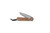 Chris Reeve Knives Small Sebenza 31 Folding Knife Glass Blasted Titanium, Natural Canvas Micarta Inlay 3.6" MagnaCut Tanto Stonewash S31-1234