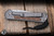 Chris Reeve Knives Small Sebenza 31 Folding Knife Glass Blasted Titanium, Natural Canvas Micarta Inlay 3" MagnaCut Tanto Stonewash S31-1234
