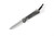 Chris Reeve Knives Small Sebenza 31 Glass Blasted Inlay Micarta Canvas Black Titanium Knife 3.6" Tanto S31-1228