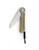 Chris Reeve Knives Large Inkosi Folding Knife Glass Blasted Titanium, Natural Canvas Micarta Inlay 3.6" MagnaCut Insingo LIN-1126