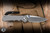 Left-Hand Chris Reeve Knives Small Inkosi Folding Knife Glass Blasted Titanium/Blue Accent 2.8" MagnaCut Drop Point SIN-1109