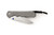 Left-Hand-Chris Reeve Knives Small Inkosi Folding Knife Glass Blasted Titanium, Blue Accents 2.75" MagnaCut Insingo SIN-1123