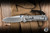 Left-Hand-Chris Reeve Knives Small Inkosi Folding Knife Glass Blasted Titanium, Blue Accents 2.75" MagnaCut Insingo SIN-1123