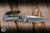 Chris Reeve Knives Small Inkosi Folding Knife Glass Blasted Titanium/Black Canvas Micarta Inlay 2.8" MagnaCut Insingo SIN-1124