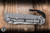 Left Hand-Chris Reeve Knives Umnumzaan Folding Knife Glass Blasted Titanium 3.65" MagnaCut Drop Point Stonewash UMN-1013