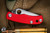 Spyderco Micro Bug Slip Joint Folding Knife Red G10 1.3" 12C27 Satin C133GRDP