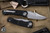 Heretic Knives Wraith V4 Automatic Black Aluminum 3.6" MagnaCut Bowie Bead Blast H002-3A