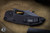 Preowned-Microtech Stitch Automatic Folding Knife 3.75" Black 169-1T