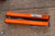 Microtech Hera Mini OTF Automatic Knife Orange 3" Recurve Stonewash 1705M-10OR
