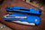 Pro-Tech TR-5 Tactical Response 5 Automatic Knife Blue Aluminum 3.25" S35VN Drop Point Stonewash T501-BLUE