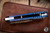 Medford Praetorian Ti Folding Knife Blue-Violet Fade Dragonscale Sculpted Titanium 3.75" Drop Point