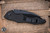 Preowned-2011 Microtech Kestrel Automatic Black Folding Knife 4" Black Hawkbill 131-1